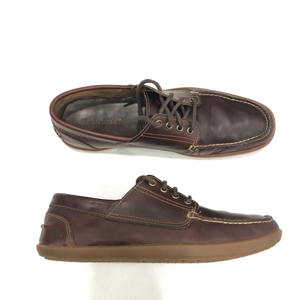 Timberland Odelay 4-Eye Camp Shoes Burgandy A13JW